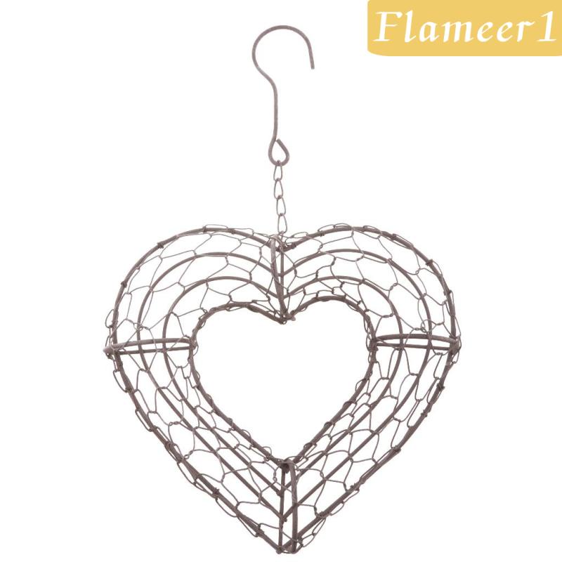 1] Vòng Sắt 26cm Tự Làm Chậu Hoa Trang Trí Tường