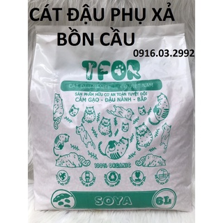 Cát đậu nành Tfor 6L, Cát đậu phụ xả bồn cầu toalet