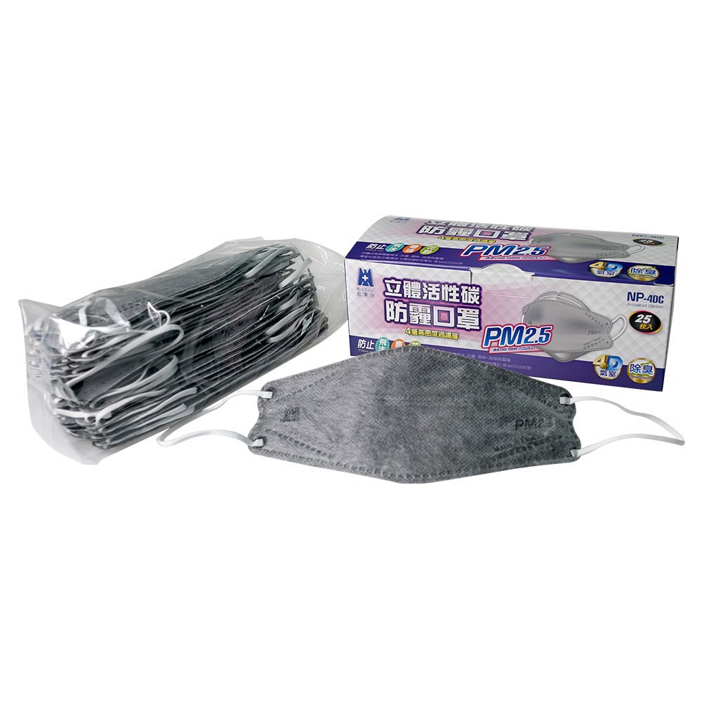 Khẩu trang chống bụi mịn PM2.5 than hoạt tính NP4DC