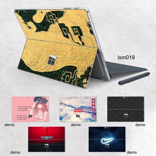 Skin dán hình Hổ Toạ Sơn - lsm019 cho Surface 3 2015; Go, Go 2, Go 3; Pro 2 3 4 5 6 7 8 9 X