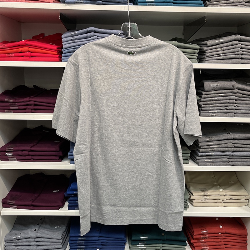 Áo Thun Cotton Ngắn Tay In Logo Lacoste Dành Cho Nam Và Nữ