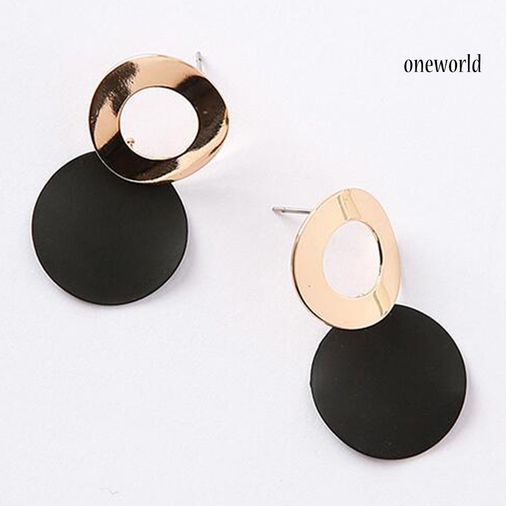 Đôi Khuyên Tai Bản Tròn Thời Trang Cho Nữ