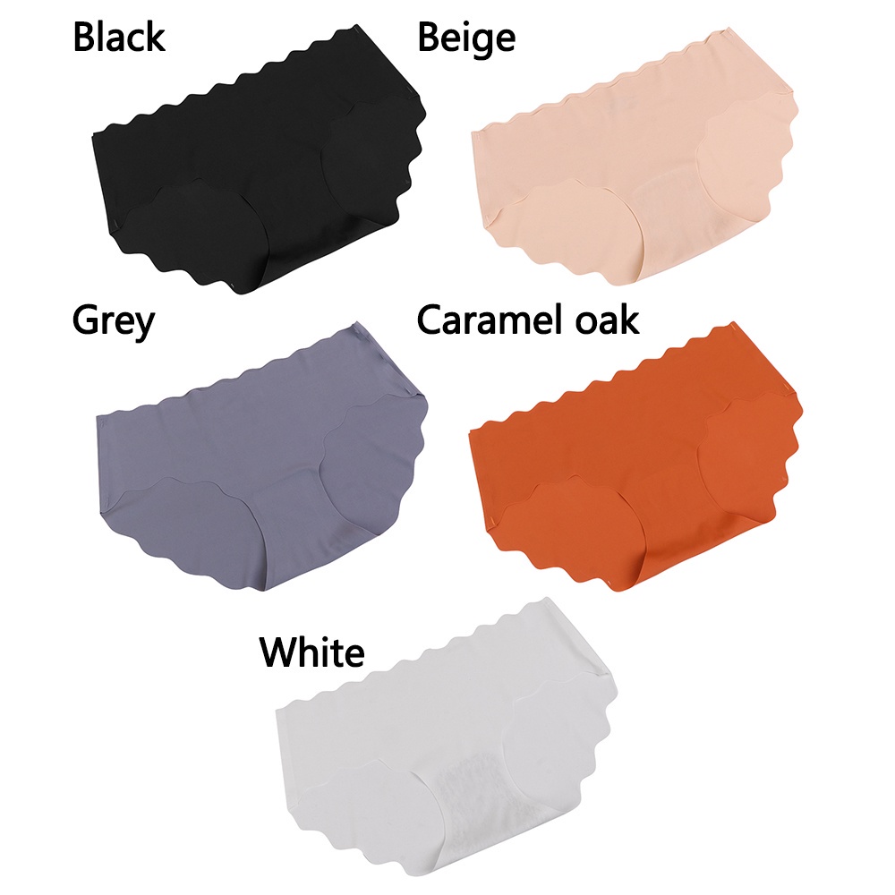 Quần lót nữ không đường may MIHAN1 chất liệu lụa satin lưng thấp nhiều màu sắc thời trang