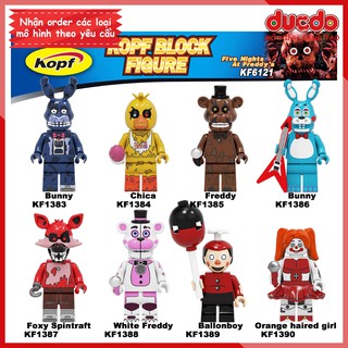 Minifigures các nhân vật trong game Five Nights at Freddy's - Đồ Chơi Lắp Ghép Xếp Hình Mini Mô hình Kopf KF 6121