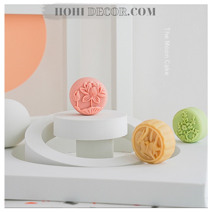 Khối Hình Học Chụp Ảnh Sản Phẩm Bằng Xốp Màu Trắng/ Cam, Phụ Kiện Đạo cụ Trang Trí Chụp Hình - HoHi Decor