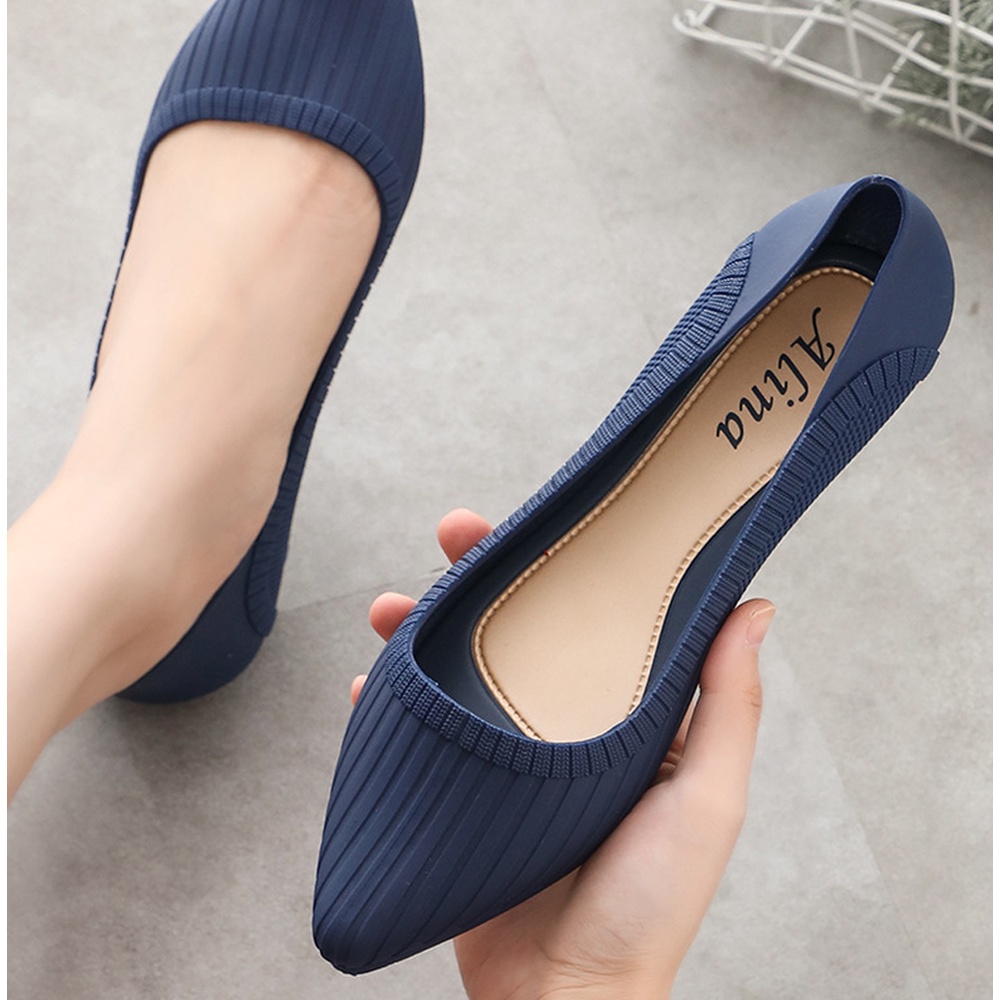 Giày nhựa đi mưa nữ Alina 3p dáng công sở Validep03 V291