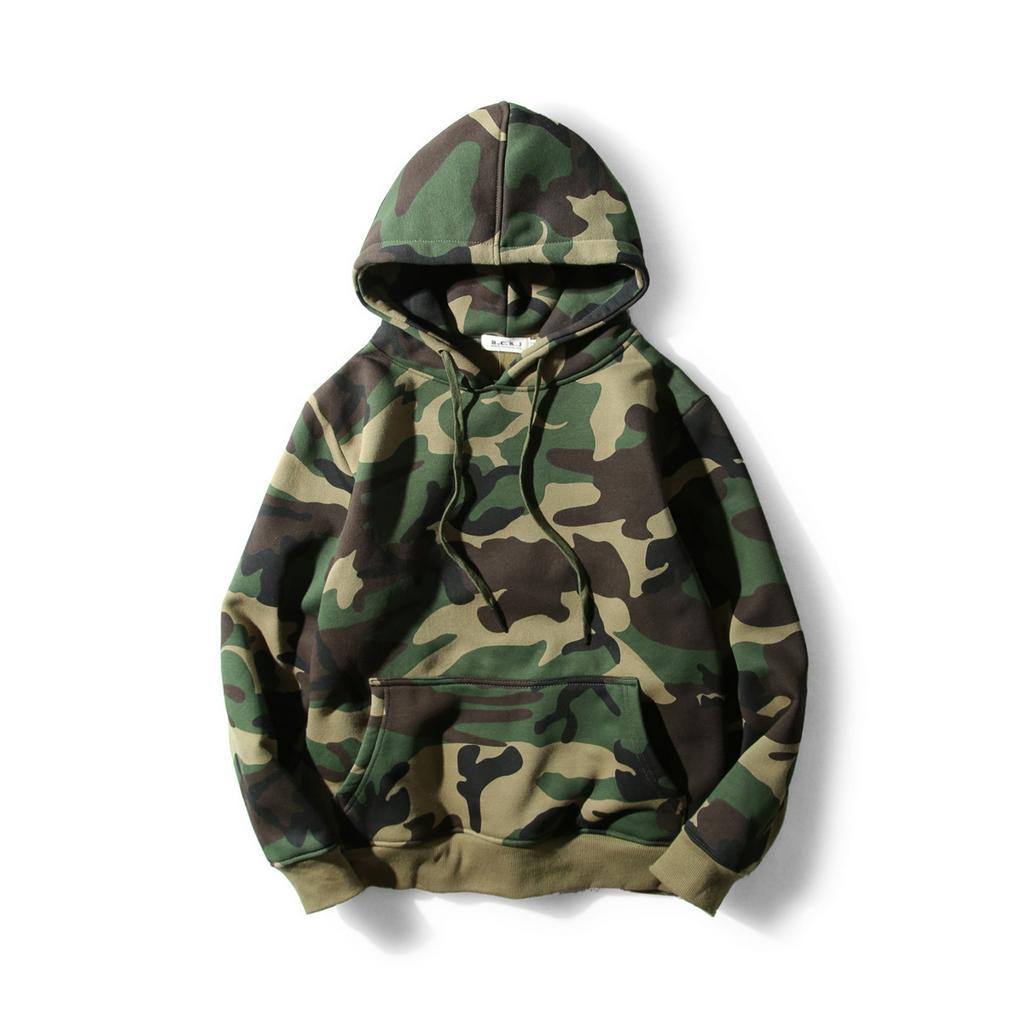 Áo hoodie dài tay dáng rộng họa tiết rằn ri cá tính phong cách đường phố cho nữ