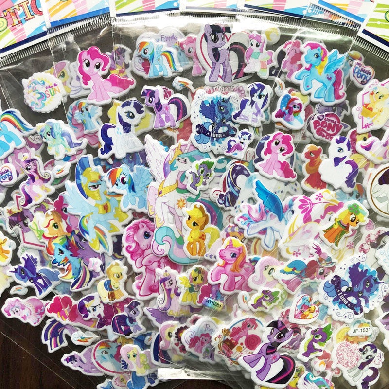 Miếng Dán 3D Hình Heo Peppa Pig Hoạt Hình Ba Chiều Dành Cho Trẻ Mẫu Giáo