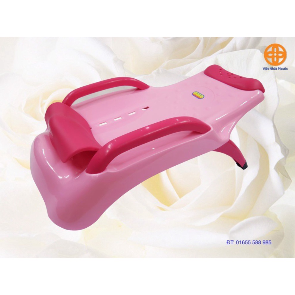 ghế gội đầu cho bé có miếng lót chống mỏi cổ, ghế gội đầu nhựa Việt Nhật 1908