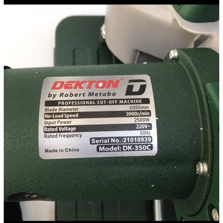 Máy cắt sắt 355 DEKTON chính hãng 2500w ĐỨC XÀI CÔNG TRÌNH QUÁ MẠNH
