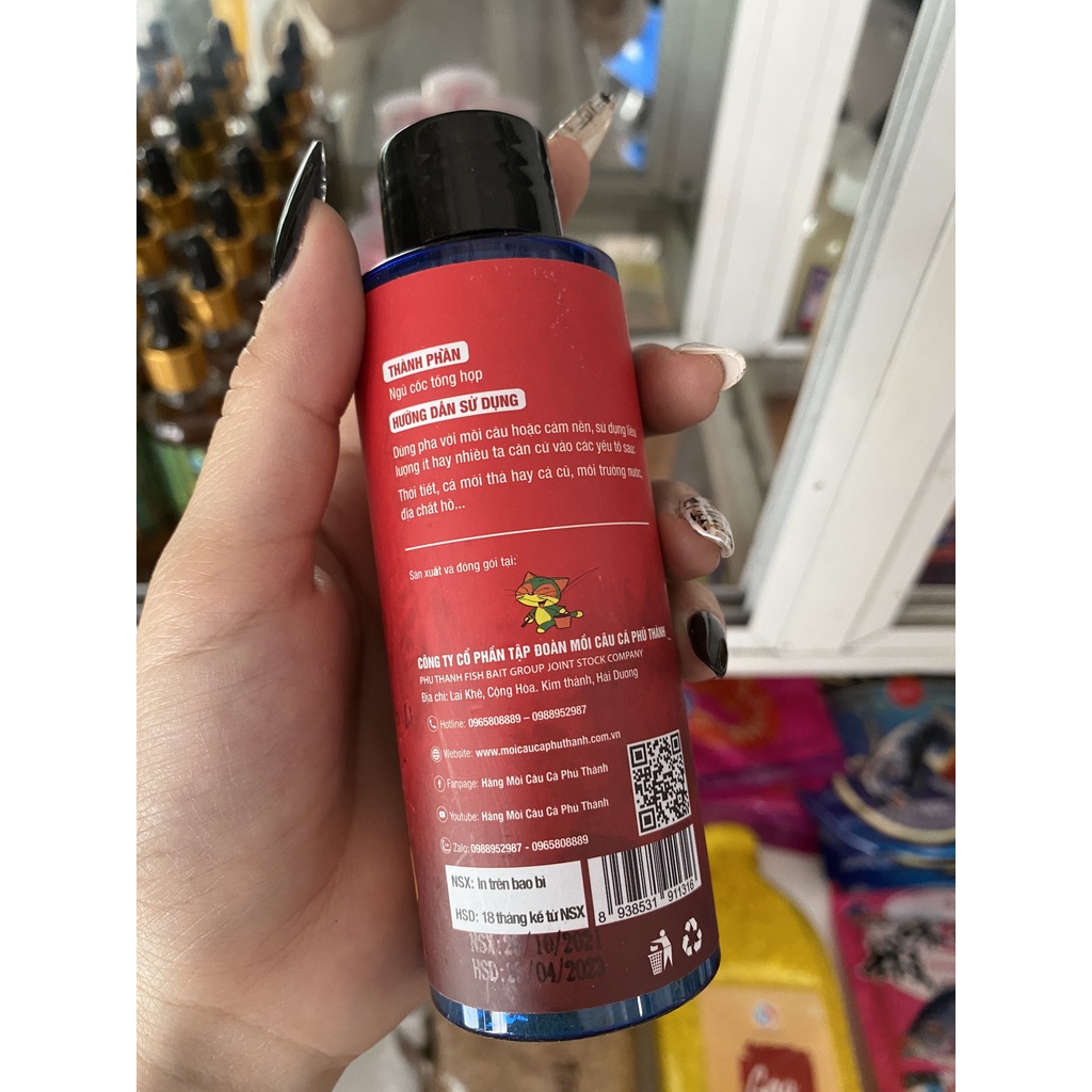 Mồi sữa chép - Hương liệu dụ cá Chép, Mồi câu Phú Thành