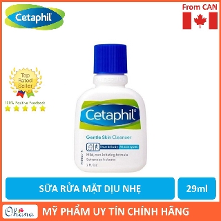 Sữa rửa mặt Cetaphil Gentle Skin Cleanser 29ml