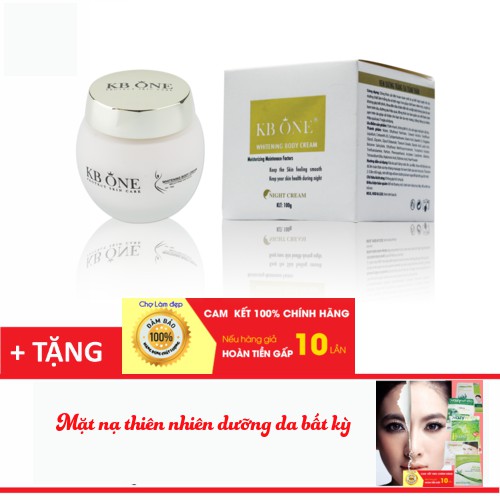 KEM THOA TRẮNG DA TOÀN THÂN CAO CẤP KBONE 100g (BAN ĐÊM) - Chính hãng 100%