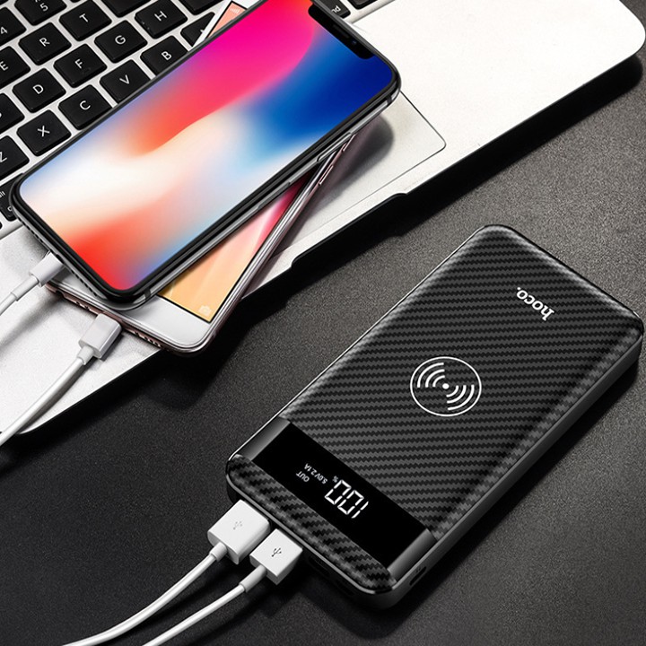 Sạc dự phòng không dây 10000mAh cao cấp nhãn hiệu Hoco J11 - Hàng chính hãng bảo hành 12 tháng