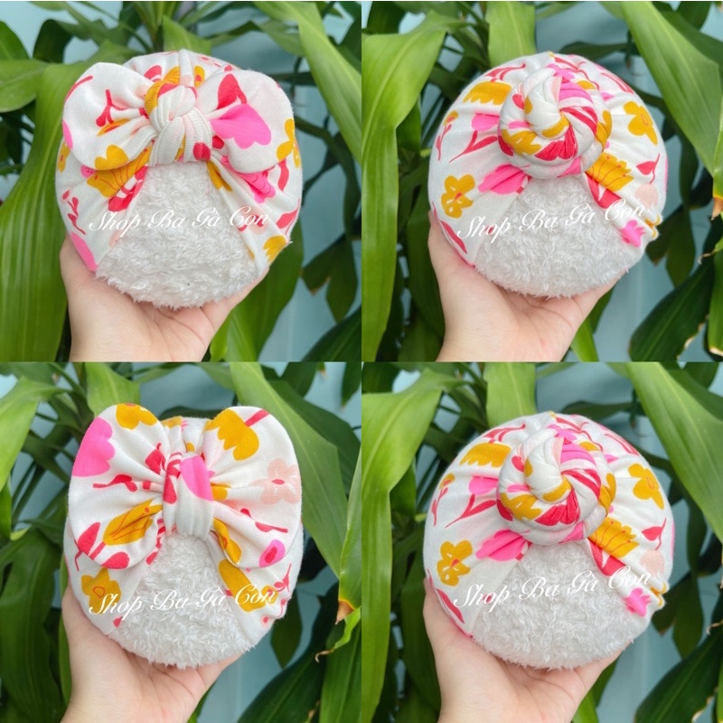Mũ turban cho bé