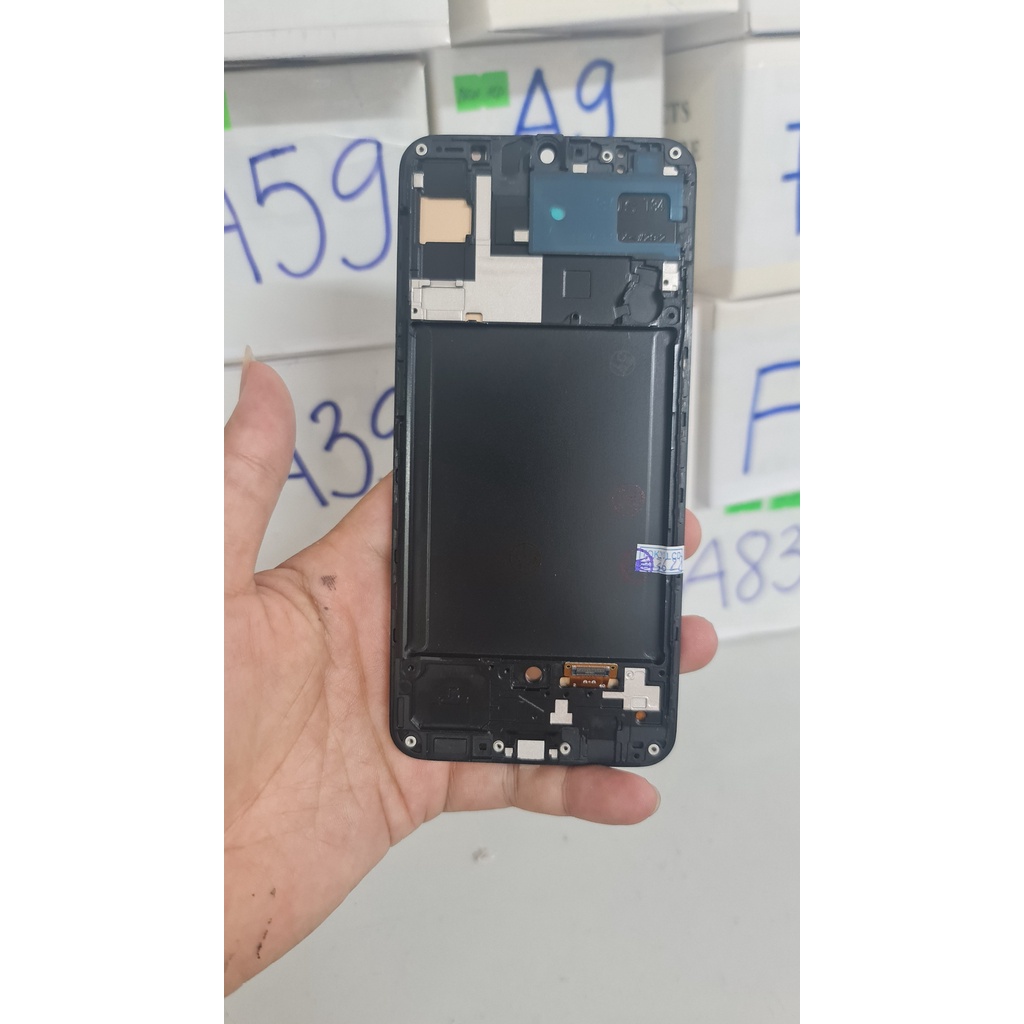 Màn hình samsung A30S full KHUNG- 2IC OLED