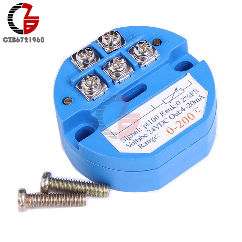 Mô-đun cảm biến nhiệt độ 0-200celsius rtd pt100 sbw 0~200 độ 4-20ma