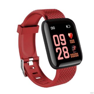 Đồng hồ thông minh 116 Plus điều chỉnh nhạc/ đếm bước/ theo dõi nhịp tim/ vận động