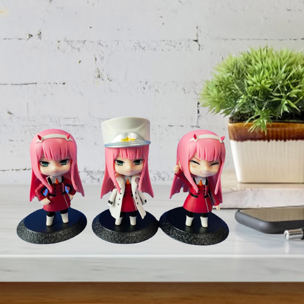 Set 3 Mô Hình Nhân Vật Phim Darling in the FRANXX Cao Cấp 02 Darling in the FRANXX
