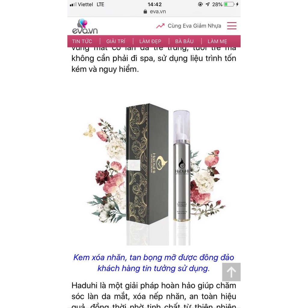 Kem Trị Bọng Mắt Nếp Nhăn Haduhi Xuất Xứ Hàn Quốc- Liệu Trình Cơ Bản 1 Tháng | BigBuy360 - bigbuy360.vn