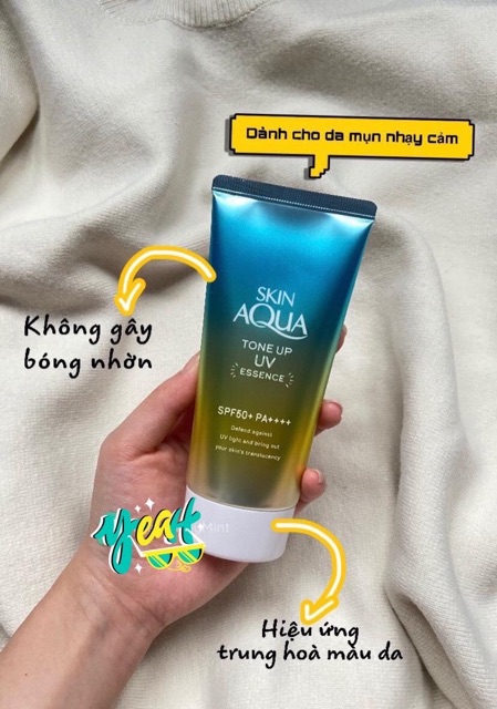 KEM CHỐNG NẮNG ROHTO SKIN AQUA TONE UP