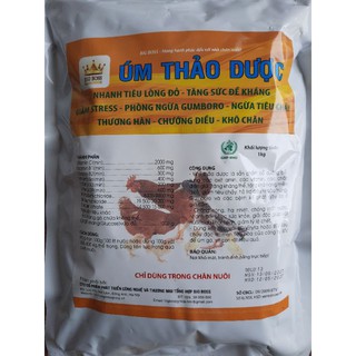 Úm thảo dược cho gà vịt mới nở 1kg/gói