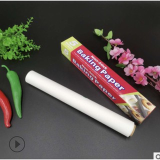 Giấy nến cuộn nướng bánh 🌈Cuộn 5m x 30cm🌈  cho nồi chiên không dầu hiệu Non-stick Paking Paper - Giấy nến không đục lỗ