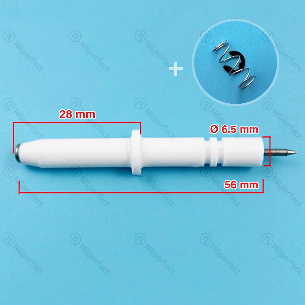 Kim sứ đánh lửa/cảm ứng bếp gas âm dương các mẫu 18mm,20mm,21mm,23mm,24mm,25mm,26mm,28mm,30mm,31mm,33mm,34mm,37mm,39mm..