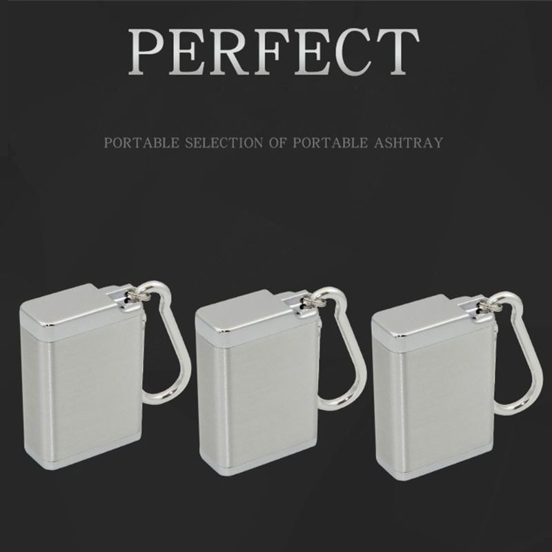Gạt Tàn Thuốc Mini Bỏ Túi Có Nắp Chống Gió Chống Bụi