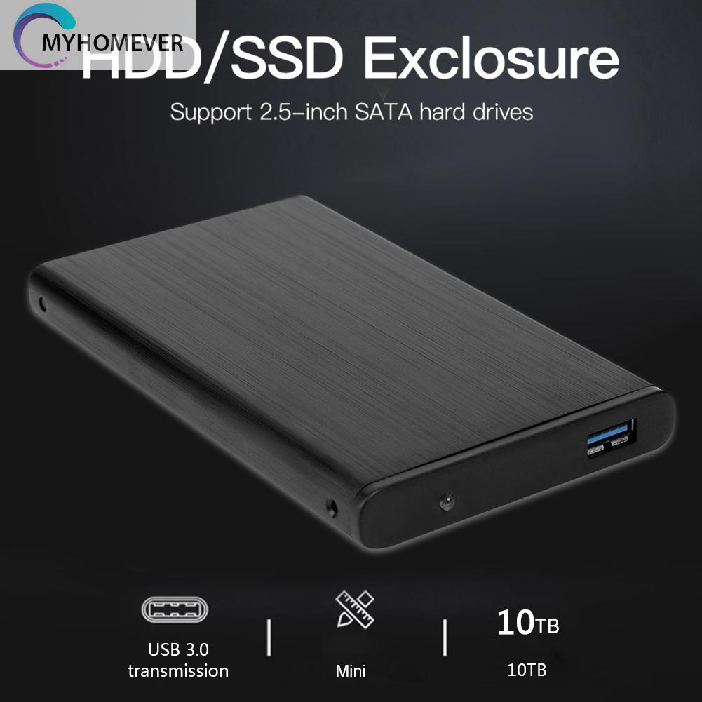 Vỏ Ổ Cứng Ngoài Usb 3.0 6gbps 2.5 Inch Hdd Ssd Bằng Hợp Kim Nhôm Ốp