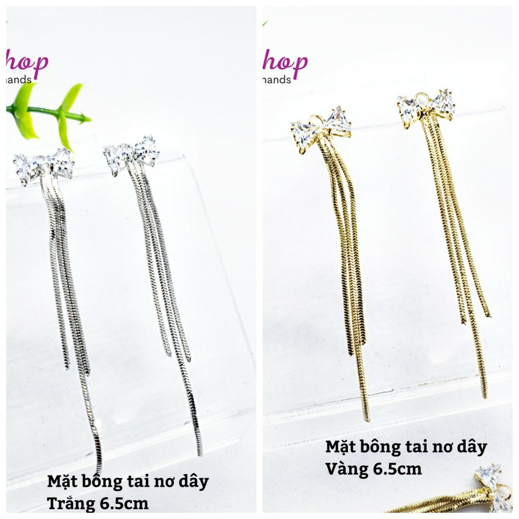 Phụ kiện làm bông tai khuyên tai P1