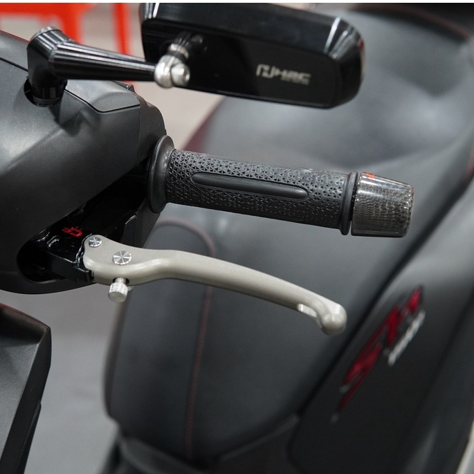 Gù Carbon fiber chống rung, đầm tay lái 01 cặp