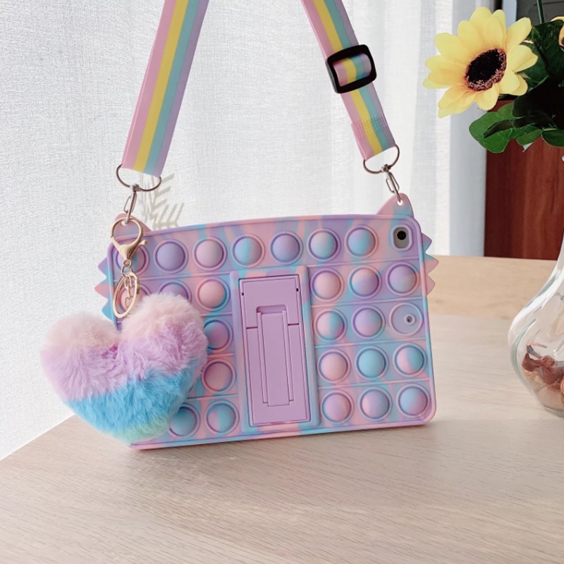 Ốp Pop Samsung Tab A 10.1 8.0 2019 A7 Lite 8.7 S6 Lite A7 10.4 Ốp Lưng Mèo Dễ Thương Silicon Mềm SM 