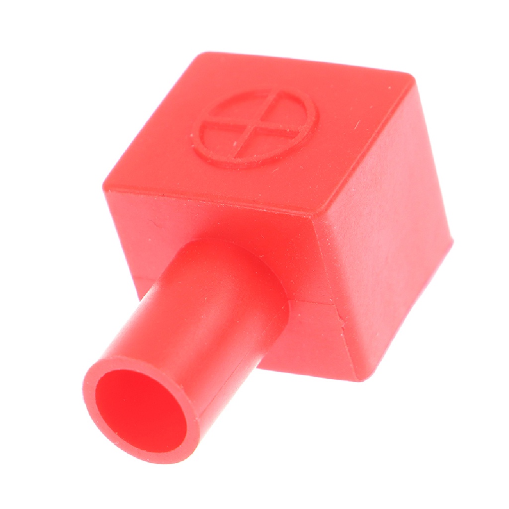 Set 4 vỏ cao su JETTING bọc dây nối ắc quy hình vuông thông dụng cho xe hơi/ xe máy