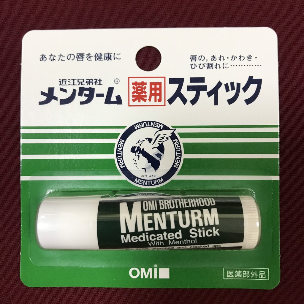 [SALE] [CAM KẾT 100% CHÍNH HÃNG] Son dưỡng môi Omi Brotherhood Menturm Medicated Stick Nhật Bản