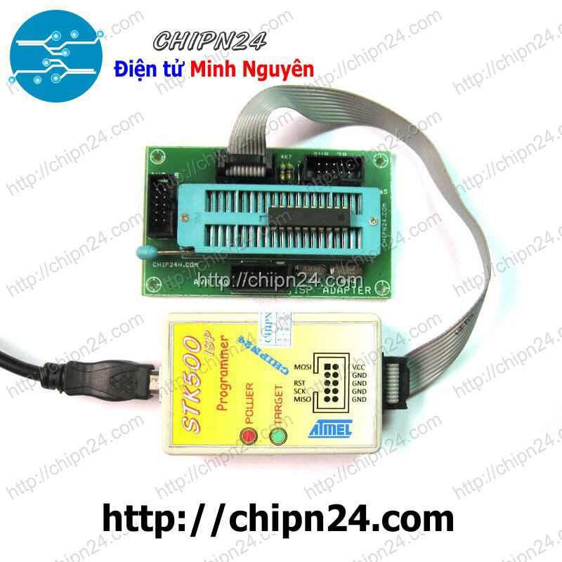 [1 CÁI] Đế ISP nạp 89S AVR - Adapter ISP