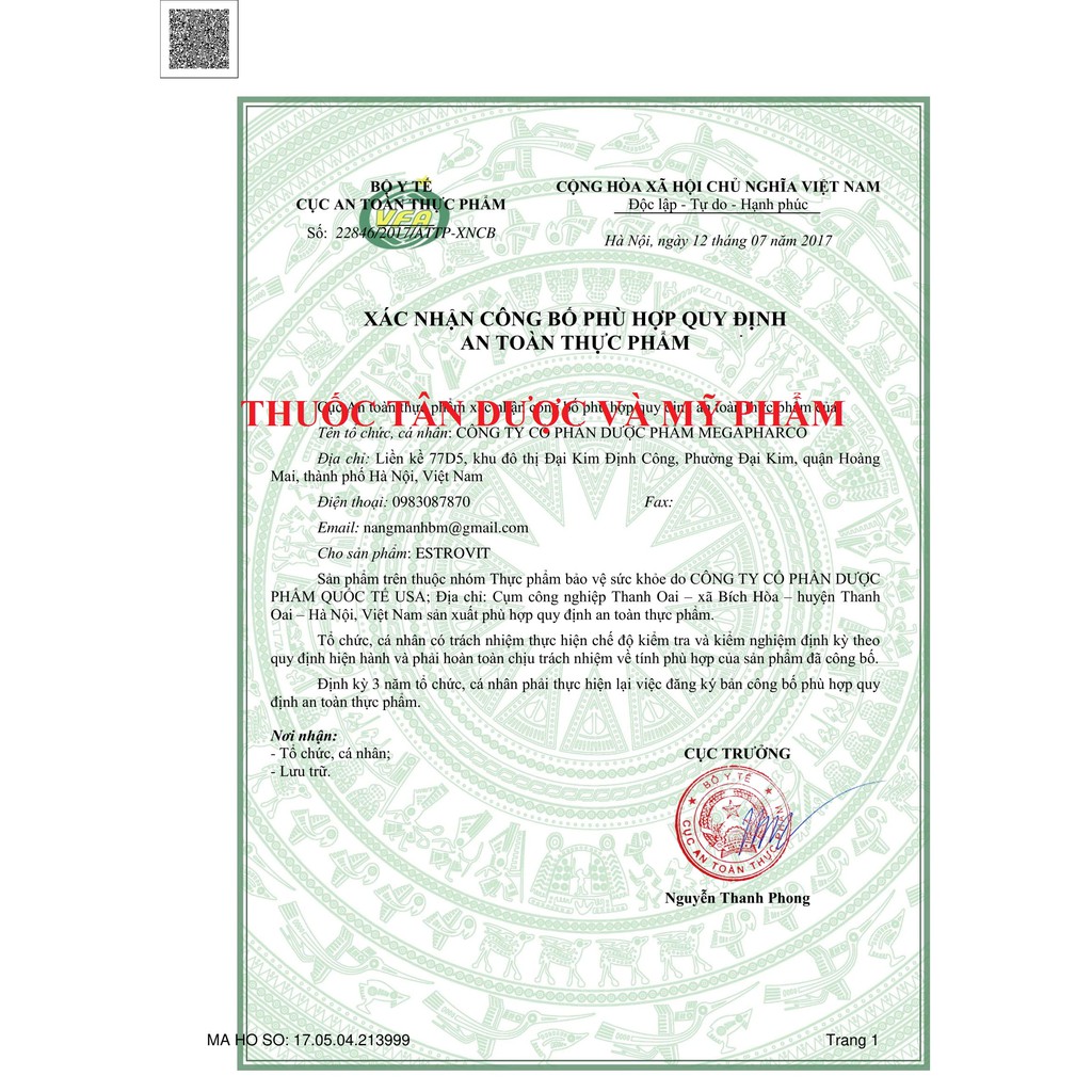 VIÊN UỐNG CÂN BẰNG NỘI TIẾT TỐ NỮ - GÌN GIỮ NÉT XUÂN - KHÔNG LO BỐC HỎA, MẤT NGỦ, NÁM DA, SẠM DA - ESTROVIT -HỘP 30 VIÊN