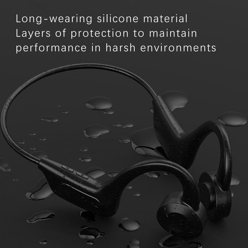 Bone Conduction Headphone VG02 Bluetooth Tai Nghe Khái Niệm TWS Thể Thao Không Thấm Nước Không Dây Tai Nghe