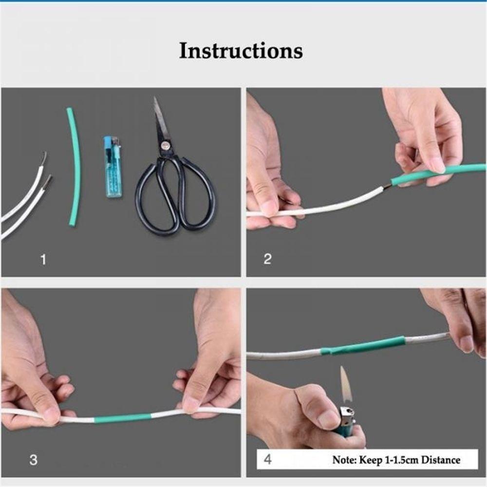 Ống Co Nhiệt Bằng Polyolefin 8 Kích Cỡ 4 Màu Tùy Chọn
