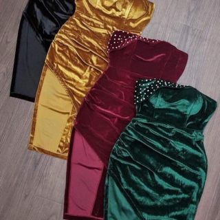 Đầm ông nhung body cúp ngực 🔈🔉🔊.