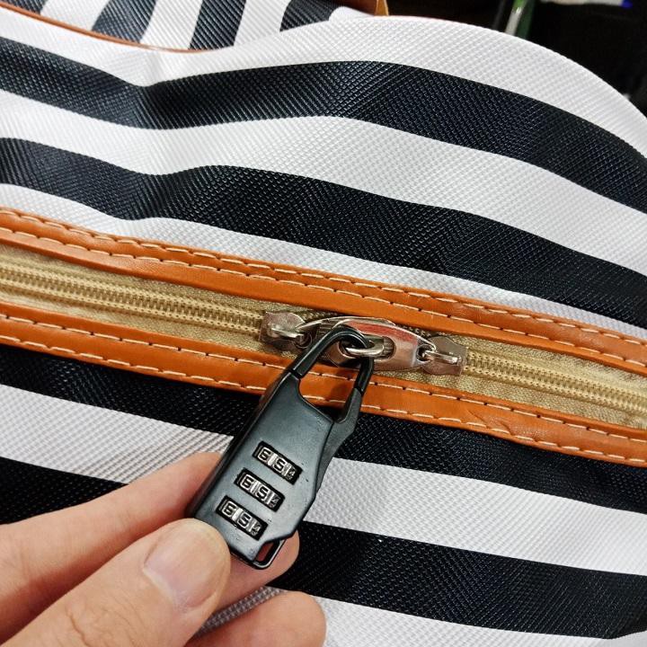 Túi Trống Du Lịch Họa Tiết- Tặng Kèm Khóa Số Chống Trộm TUI-85