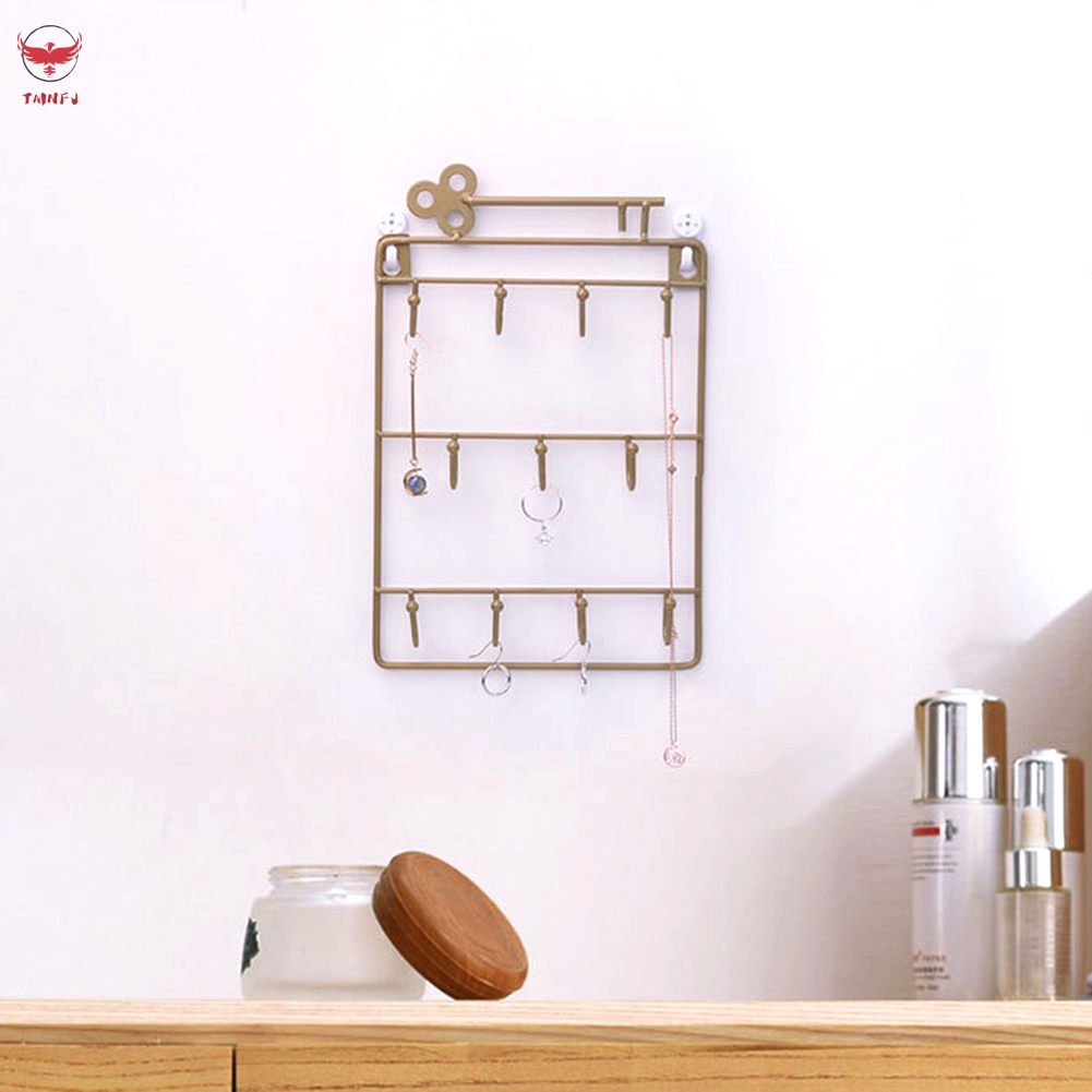 Giá Treo Chìa Khóa 11 Móc Bằng Sắt Gắn Tường Tiết Kiệm Không Gian Giá Đỡ