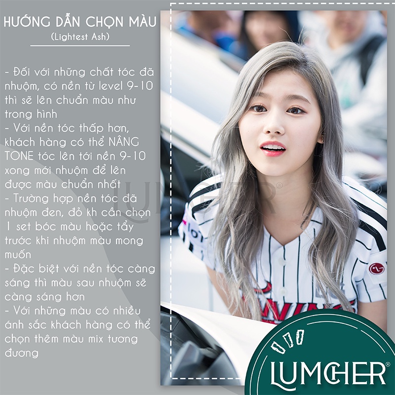 Thuốc nhuộm tóc Khói Sáng tại nhà giá rẻ chính hãng Lumcher LC41