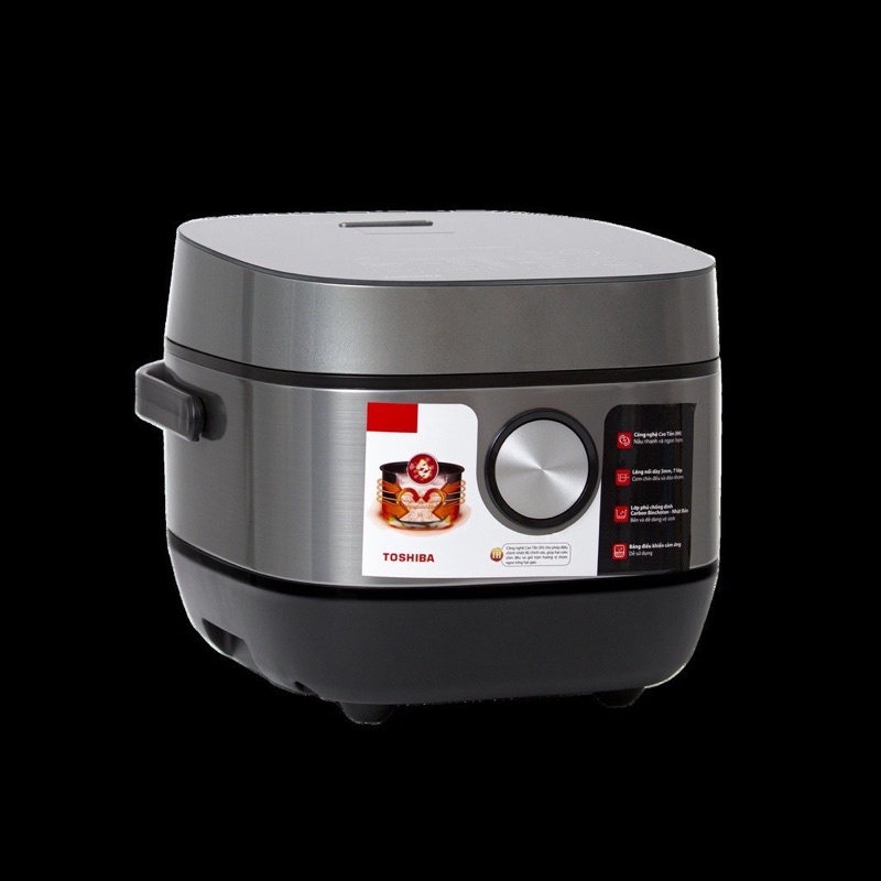 Nồi Cơm Cao Tần Toshiba RC-10IP1PV -1.0L-Lòng Nồi Dày 3mm Chống Dính,Cảm Ứng