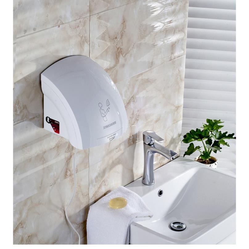 Máy sấy tay tự động cảm ứng nhà vệ sinh khách sạn - máy sấy khô tay cảm biến hồng ngoại