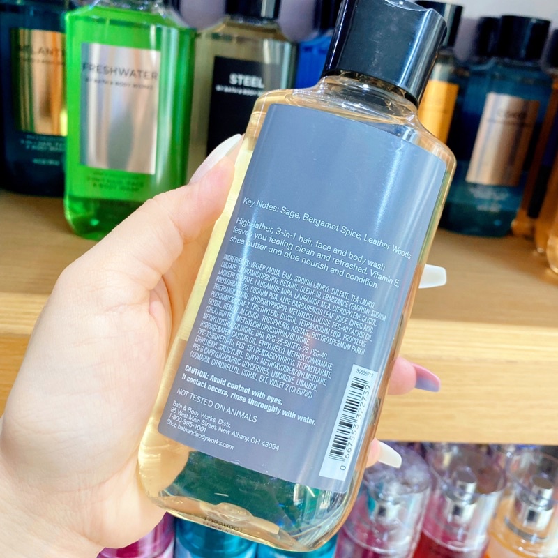 Sữa tắm và gội nam Bath and Body Works For Men - Graphite