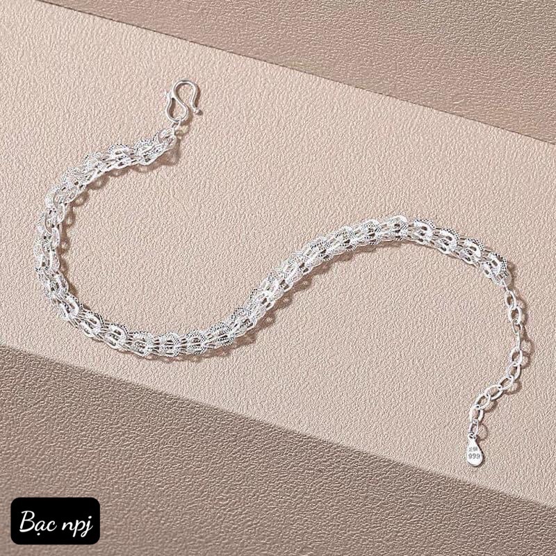 Lắc Tay BNP Đuôi Phụng ,Vòng tay nữ Bạc Ta