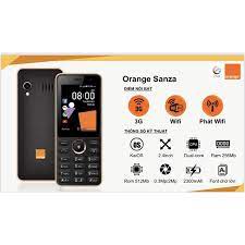 Điện Thoại Orange Sanza có 3G, Wifi, Chia sẻ Wifi Cho điện thoại khác ,Truy Cập Được Youtube, Facebook .. 2sim2 Sóng