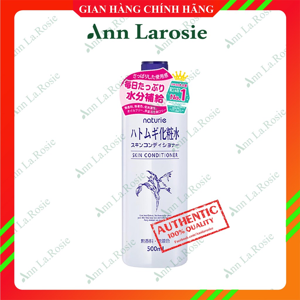 Nước hoa hồng ý dĩ Naturie Hatomugi Nhật 500ml