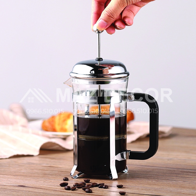 GIÁ SỈ TẠI XƯỞNG Bình phin pha cafe cà phê thủy tinh chịu nhiệt có lọc siêu tiện lợi có tay cầm 350-600ml